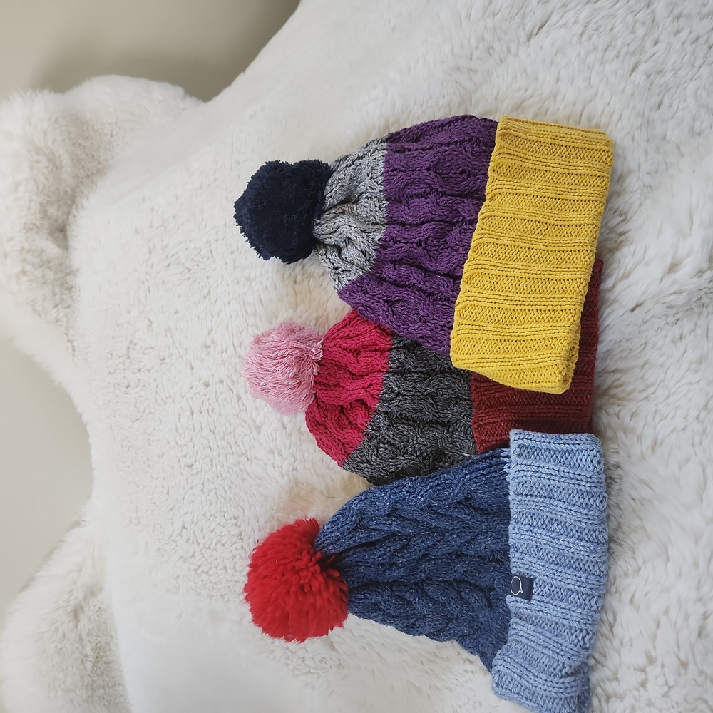 Girls Gap Kids Cotton pom pom Hat